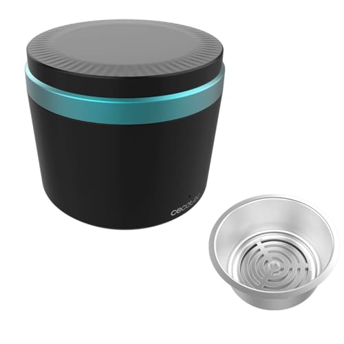 Cecotec Limpiador Ultrasonidos Ferula Dental y Dentaduras ToothCare EasyClean. Limpieza mediante Vibraciones Ultrasónicas, Luces UV, Tanque de 200ml, Resultados en 5min, Cesta Interior Protectora