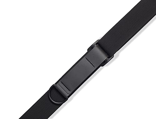 Levy's Leathers Alça de guitarra de altura direita com tecnologia de ajuste rápido RipChord; couro