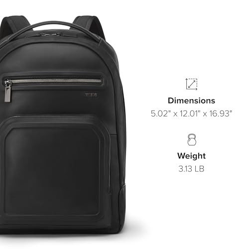 Image of TUMI - Harrison Warren Backpack - 15-Inch Laptop Backpack - Stylish Women's & Men's Backpack for Travel & Business - Black Bombe