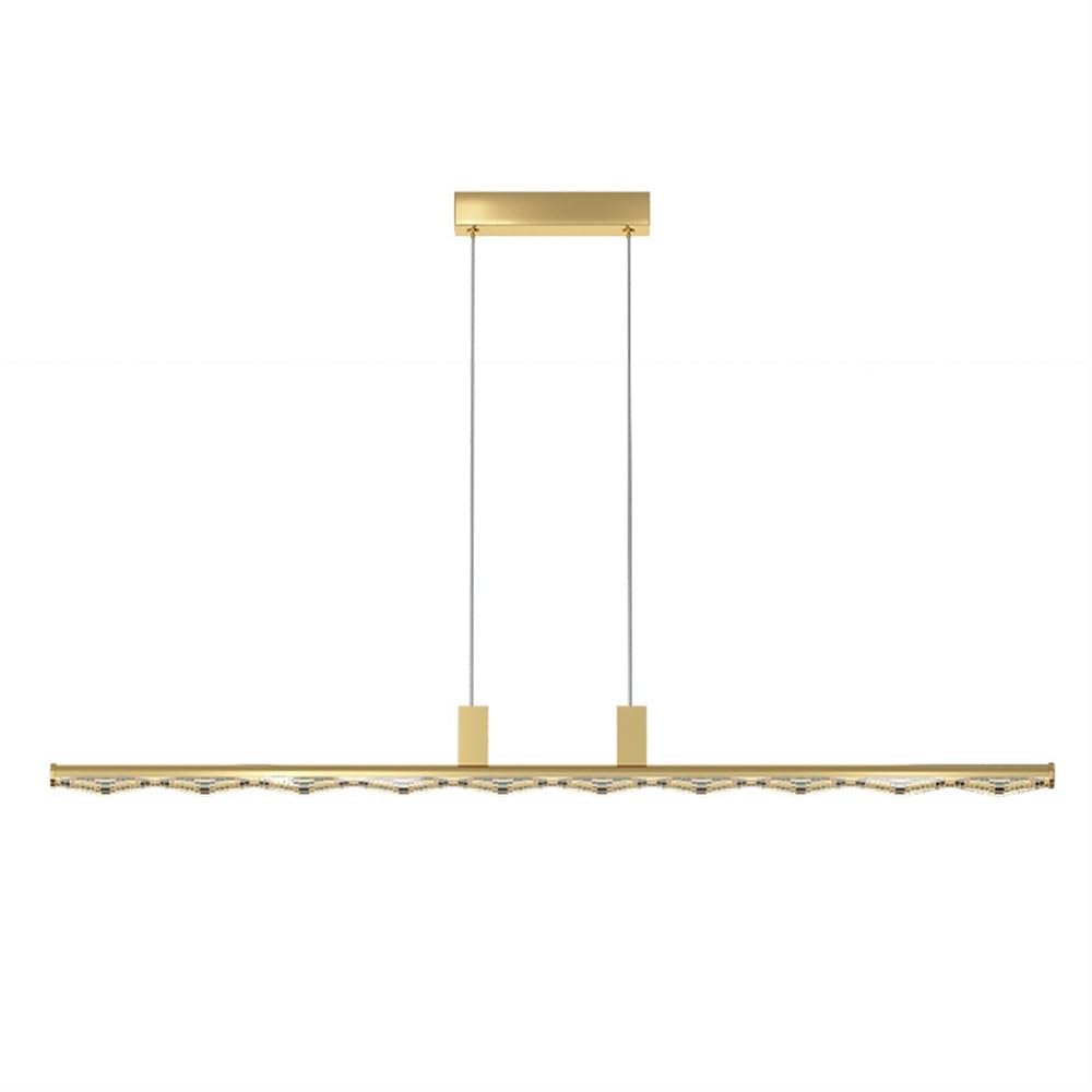 Dario Moderno a LED Moderno lineare a Sospensione Dario dimmerabile Acrilico Altezza reabile Dari a Sospensione per Soggiorno Tavolo da Pranzo Bar per Isola Cucina