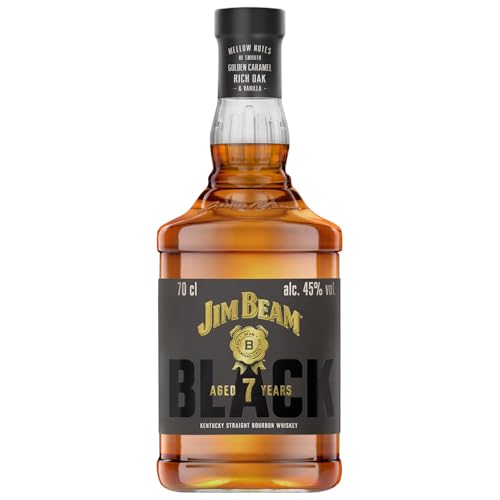 Jim Beam Black Extra-Aged Bourbon | Kentucky Straight Bourbon Whiskey | einzigartiges und ausbalanciertes Aroma | 43% Vol. | 700ml