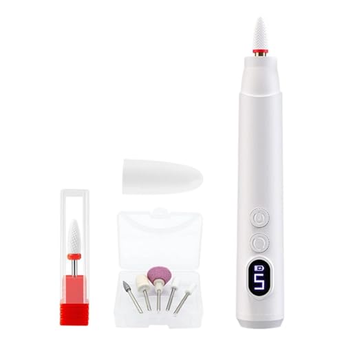 Amoladora portátil para manicura con kit de fresas de uñas