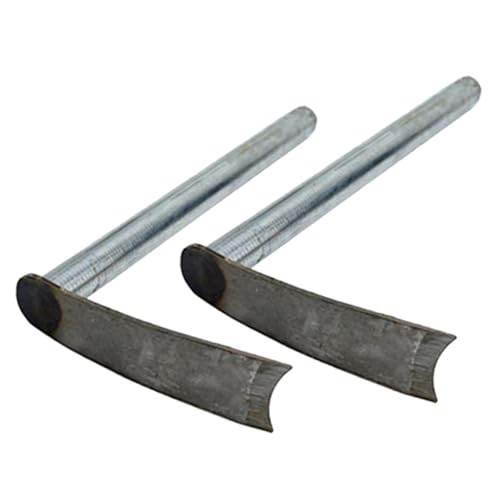 ifundom 2 Pcs Small Steel Garden Hoe Durable Handheld Weeding Tools for Easy Planting and Hoeing Portable Ergonomic Garden Accessories for Gardeners and Farmers