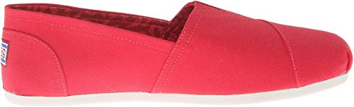 Image of BOBS from Skechers Women's Plush Peace and Love Flat,Red,11 M US