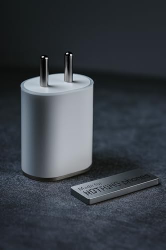 Image of CMF by Nothing 45W Type C PPS Charging Adapter for Nothing Phone 3 /3a lite /3a Pro /2 /2a /2a Plus /1 | Phone 2 Pro /Pixel 10 /10 Pro /S25 Edge /Buds /Ear Stick | Upto 50W Fast Power USB C Rapidly Charge, White