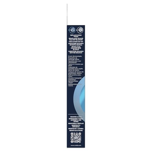 Oral-B iO Ultimate Clean Serie Schwarz, runde Bürsten, authentische CrissCross-Borsten, Entfernung von Zahnbelag, 2 Stück – Ansicht 6