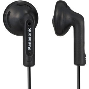 Panasonic 1-Pack RP-HV096 Black Stereo Earphones