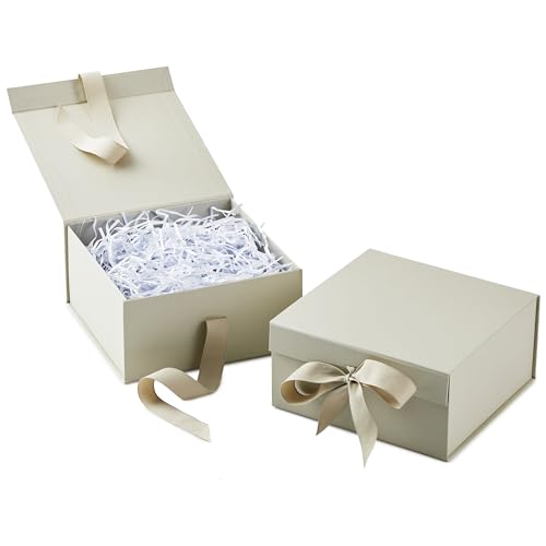Hallmark Medium Gift Boxes with Bow and Shredded Paper...