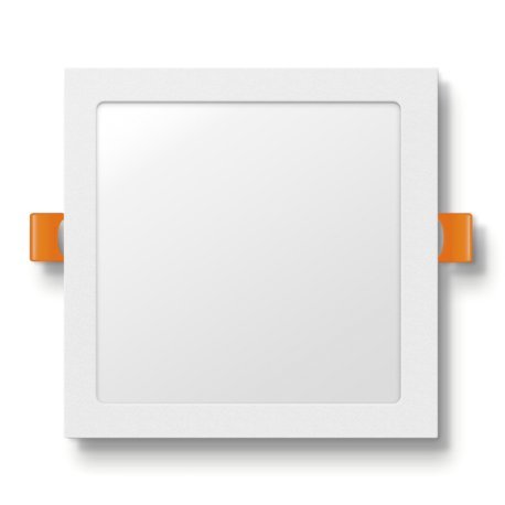 Alverlamp DL18PL60C – Faretto Led a incasso SMD, forma quadrata, 20 W, 6000 K, bianco