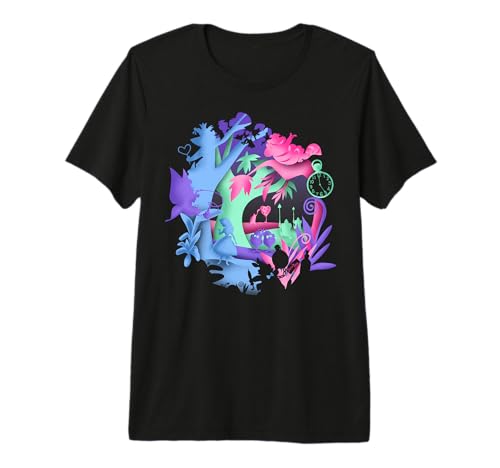 T-shirt Alice au Pays des Merveilles idéal pour vos sorties geek et festivals pop-culture