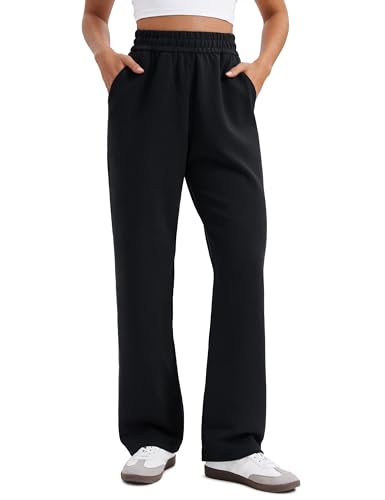 Amazon.com: CRZ YOGA SoftAura Wide Leg Casual Sweatpants Women 30