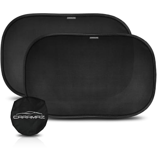Image of CARAMAZ Car Window Shade for Baby with Certified UV-Protection 2 Pack - 20"x12"