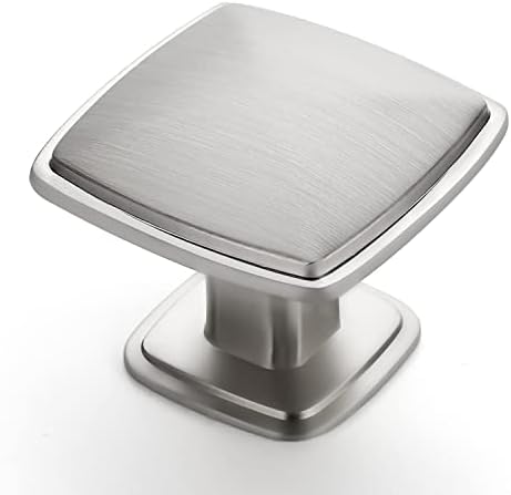 Home Expert Cabinet Knobs 25 Pack Brushed Nickel Kitchen Cabinet Knobs Silver Knobs for Kitchen Cabinets and Drawers Dresser Knobs Closet Door Knobs