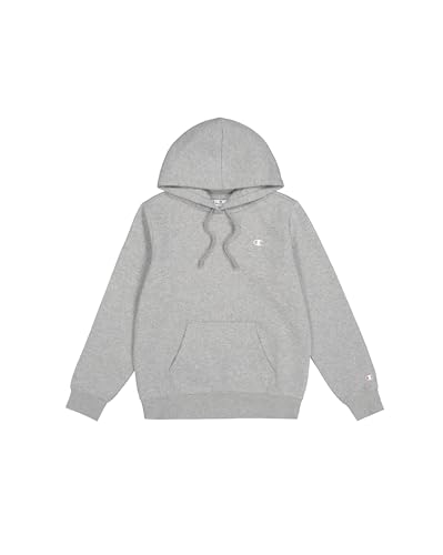 Champion Legacy Basics W-Light Powerblend - Sudadera con Capucha para Mujer, Gris Melange Claro., M