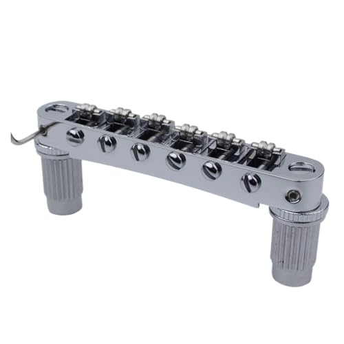 Pontets à rouleaux Tune-O-Matic Roller Saddle guitare électrique 6 cordes GM005 BK noir