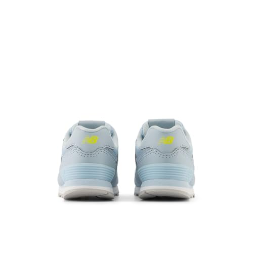 Image of New Balance Kid's 574 V1 New-B Lace-Up Sneaker, Bright Sky /Star Burst, 2 Infant