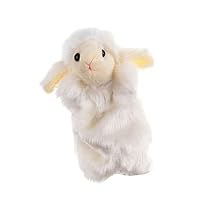 ERINGOGO Sheep Shaped Plush Hand Puppet Soft Interactive Early Learning for Random Color Animal Finger Glove Puppet for Festival Parties and Pacifying Random Color