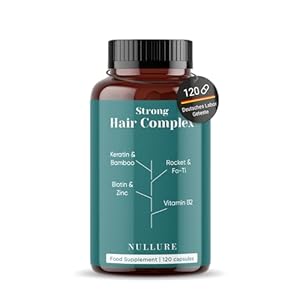 Natural Hair Vitamins | Hair Growth Booster · Hair Loss Action · Strength and Shine | Biotin + Keratin + Zinc + Vitamin B2 I 120 Kapseln (2 Monate)