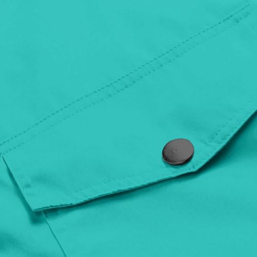 OIOLOYJM Yellow Rain Jacket Womens Waterproof with Hood Light Weight Jackets for Women Casual Fall Winter Plus Size Raincoat