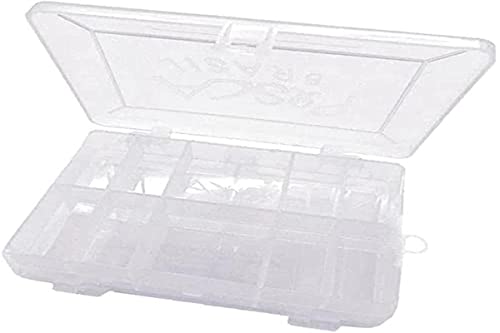 Pesca Brasil Mini Retangular Para Pequenos Produtos De Com 15 Divisões PB Mult-uso, Estojo Unissex, Única, 11 Cm (C) X 7.5 Cm (L) X 3 Cm (A)