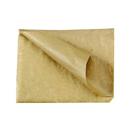Image of PACKNWOOD 210PAPOK17 Brown Greaseproof Bag for Baskets, Kraft Paper Liners (6.5 x 6.5 inch) - Case of 1000