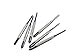10pcs M1.4x0.3 Machine Screw Tap HSS H2 Straight Fluted Screw Thread Metric Plug Hand Tap Drill MINGPING