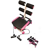 Treadmill Walking ABS Stepper Machine (Core & Abdominal Trainers), Foldable Home Gym Full Body Workout Fitness Equipment with Resistance Bands
