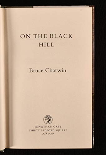 On the Black Hill 0224019805 Book Cover