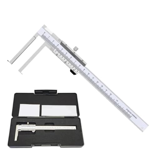 Calibrador Vernier de Acero Inoxidable 14-200mm miniatura 4