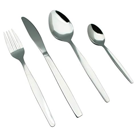 EXZACT 24 Piece Stainless Steel Cutlery Set Cover