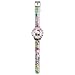Sanrio Hello Kitty Kids LCD Watch – Pink Cityscape Strap, Metallic Case, Iridescent Bezel, Digital Display, Adorable Printed Dial, Adjustable Fit, Perfect for Girls – Fits Wrists 5.5” to 8