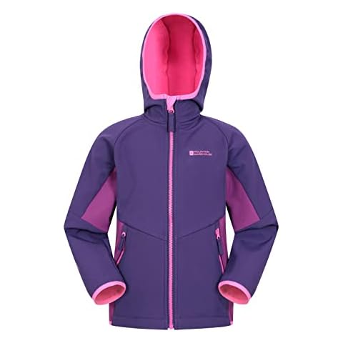 Mountain Warehouse Wasserabweisende Unisex Kinder-Softshelljacke Cover