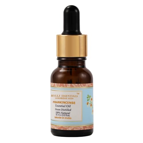 Image of RYLLZ ESSENTIALS Frankincense Essential Oil | Boswellia Genus | 100% Pure & Natural | Undiluted & Steam Distilled | 15ml