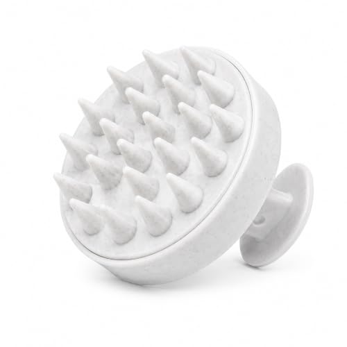 Image of Kmils Silicone Scalp Massager Shampoo Brush with Ergonomic Grip | Deep Cleansing Hair Brush for Dandruff Removal for Men & Women