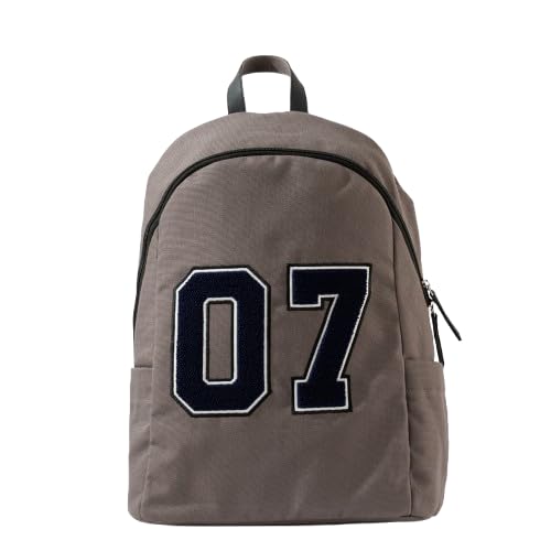 Cotton Canvas Unisex Backpack with Laptop Compartment - Embroidered and Water Resistant for College, Office & Travel.-image-43