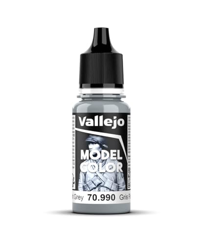 Vallejo Light Grey Model Color Paint, 17ml