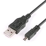 Ruacctor USB PC Data Cable Cord for Vivitar Camera Vivicam F124 F126 F127 F128 F129 F131