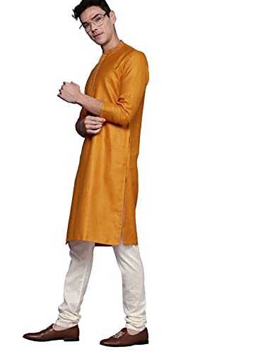 Image of Manyavar Men's Blended Viscose SDES535-328 SDES535