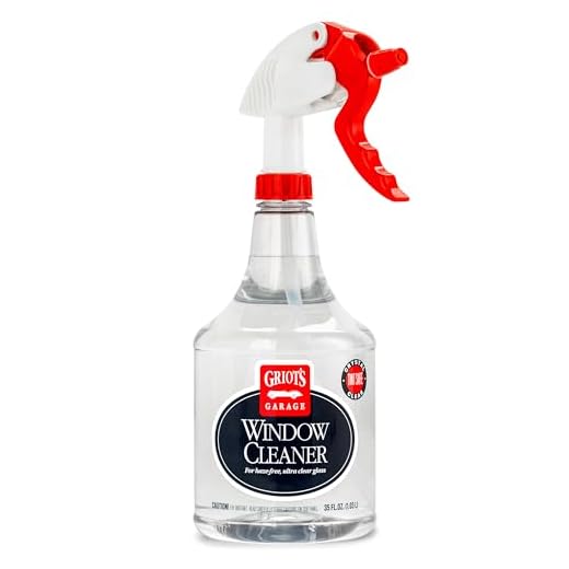 Griot's Garage Window Cleaner, Cleaning Spray for Automotive Windows, Mirrors, Shower Doors, and More, 11108, 35oz