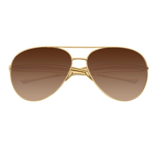 Trendy Oversized Aviator Sunglasses Women Men, 70s Retro Pilot Shield Big Frame Eyewear Sun Glasses
