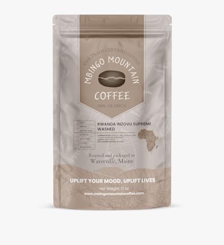 Rwanda Inzovu Supreme Washed Medium Roast Whole Beans 12 oz miniatura 2