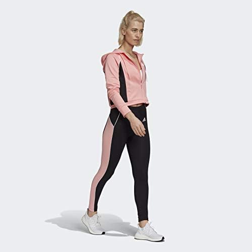 Amazon.com: adidas Sudadera con capucha y mallas traje de pista para mujer,  rosa, talla S/A : Ropa, Zapatos y Joyería