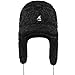 Kangol Faux Shearling Utility Flap Cap - Black/1SFM Black, One Size