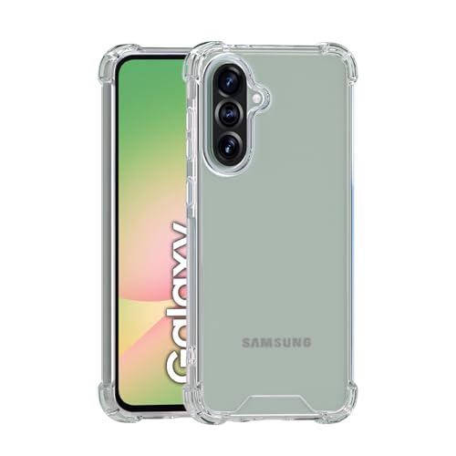Hually Clear Case for Samsung Galaxy A56 5G, Clear Case Slim Hard PC Back & Soft TPU Shockproof Anti-Scratch Phone Bumper Cover for Samsung Galaxy A56 5G, Clear