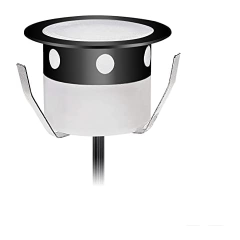 QACA Spots LED Eclairage,Encastrable Extérieur IP67 Acier inoxydable Noir- Spots à Encastrer Cover