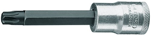 Gedore ITX19LT50-100 1/2 T 50 x 100 mm Screwdriver Bit Socket - Silver