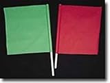 Mutual Industries 14966-39-27 Cloth Signal Traffic Warning Flag, Green, 18