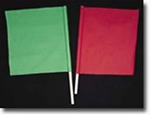 Mutual Industries 14966-39-27 Cloth Signal Traffic Warning Flag, Green, 18