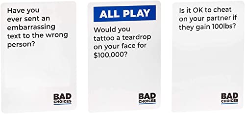 BAD CHOICES + After Dark Bundle - Card Game - Party Game - English - Dyce Games