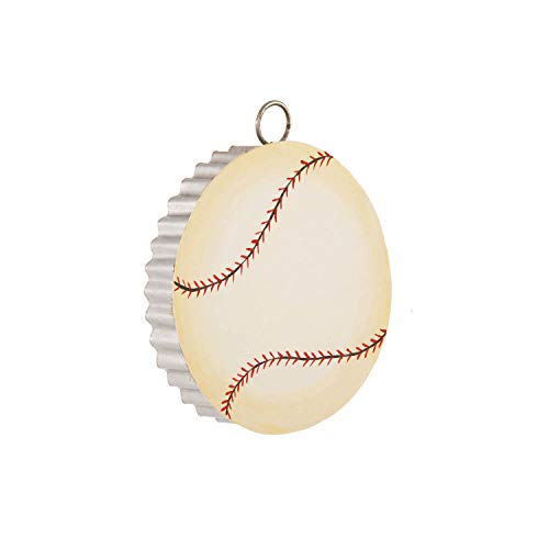 The Round Top Collection - Baseball Charm - Metal